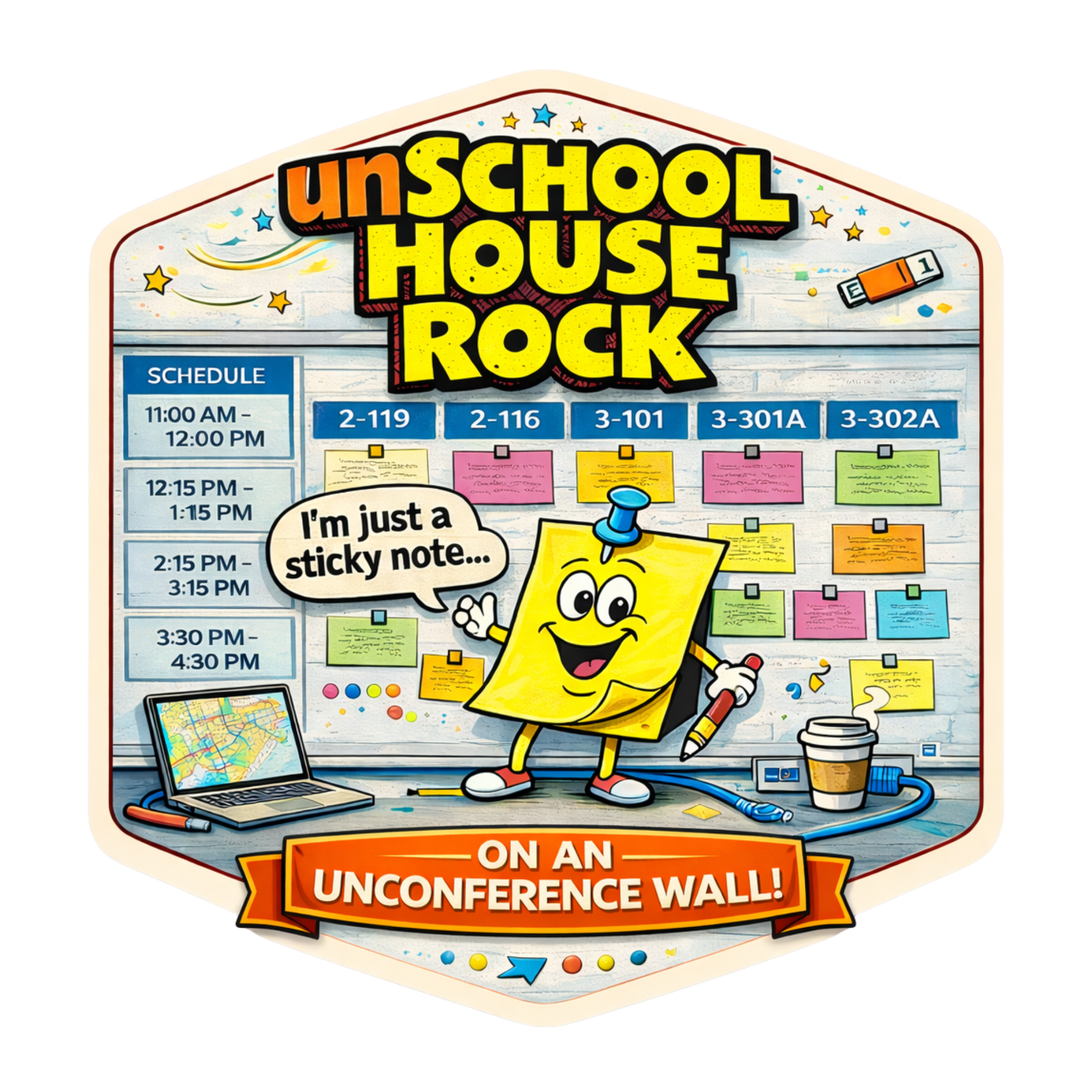 Unschool of Data sticker